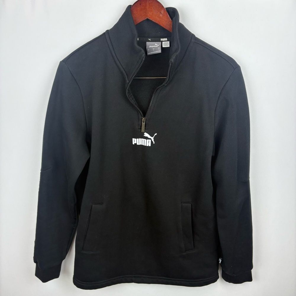Puma Quarter Zip Sweater with Pockets